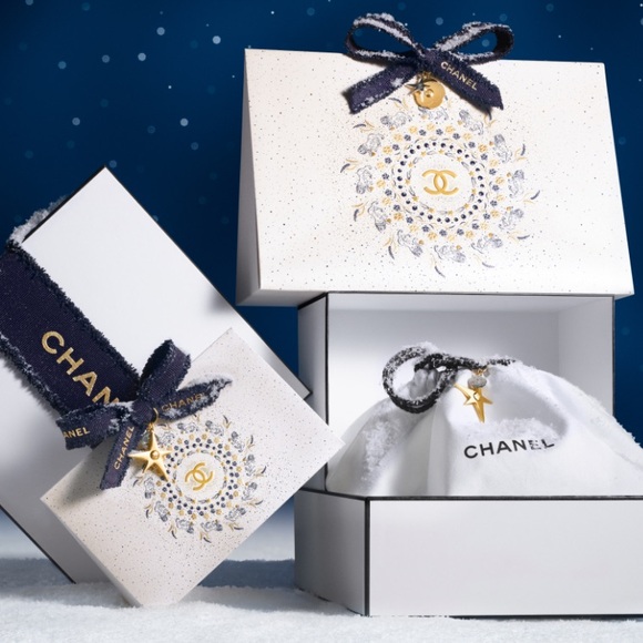 Chanel Logo Black Framed Wall Art with Gold and Blue Accents - Picture 5 of 5